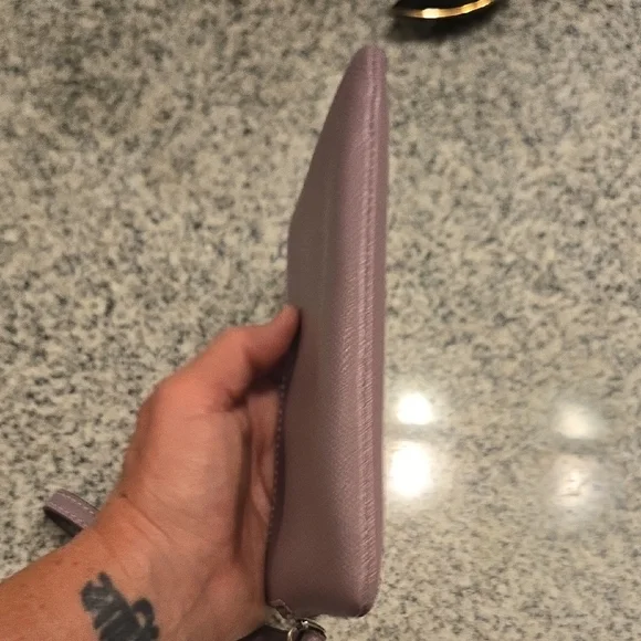 Coach Essential Small Wallet- Mauve Leather Wristlet NWOT - Picture 7 of 12